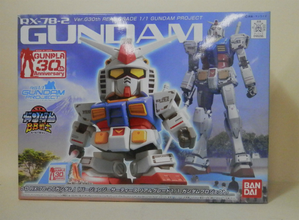 SD RX-78-2GUNDAM Ver.G30th RG 1/1 GUNDAM PROJECT