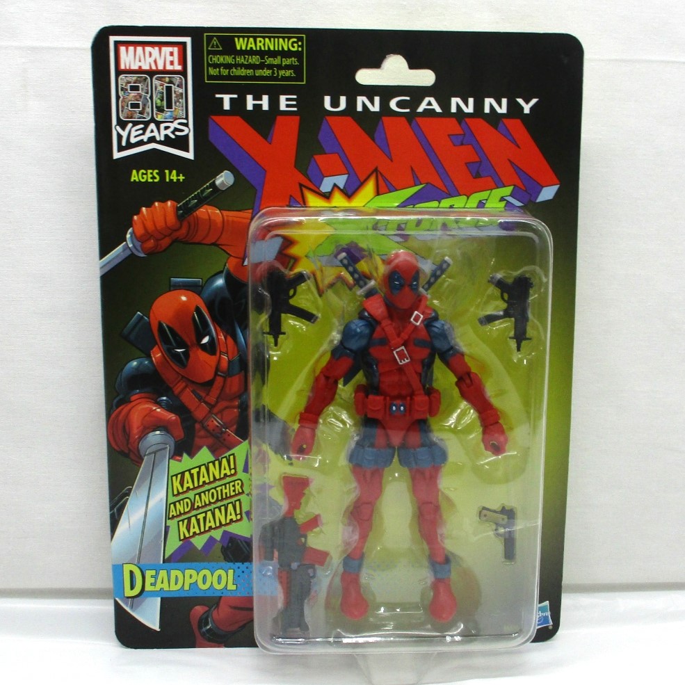 ハズブロ マーベルレジェンド X-MEN:レトロコレクション デッドプール 6インチアクションフィギュア