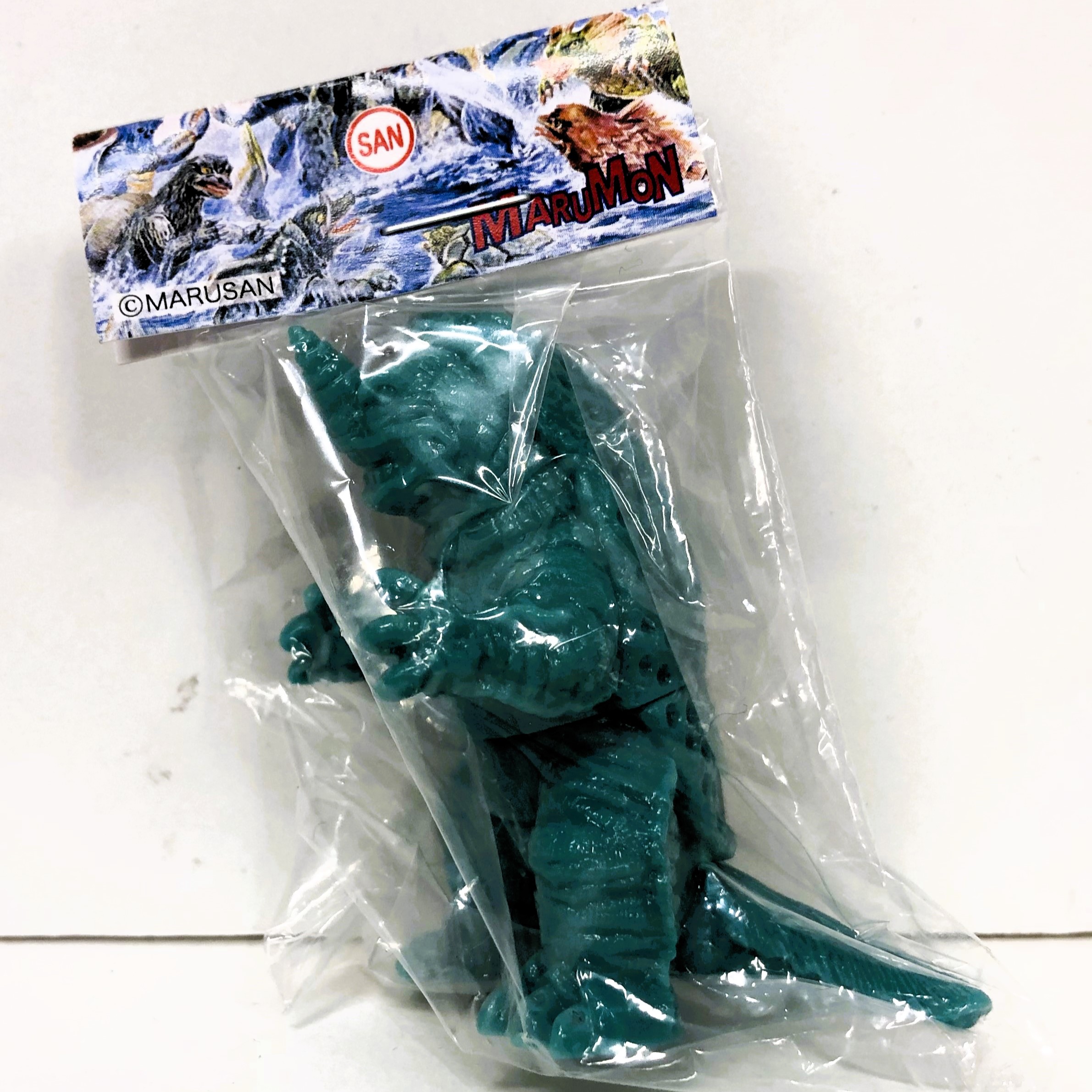 マルサン マルガチャ マルモン大図鑑60mm モグリネス 青緑 未塗装