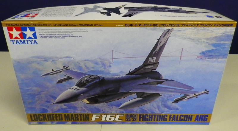 タミヤ 1/48 ロッキード マーチン F-16C [ブロック25/32] ファイティング ファルコン アメリカ州空軍