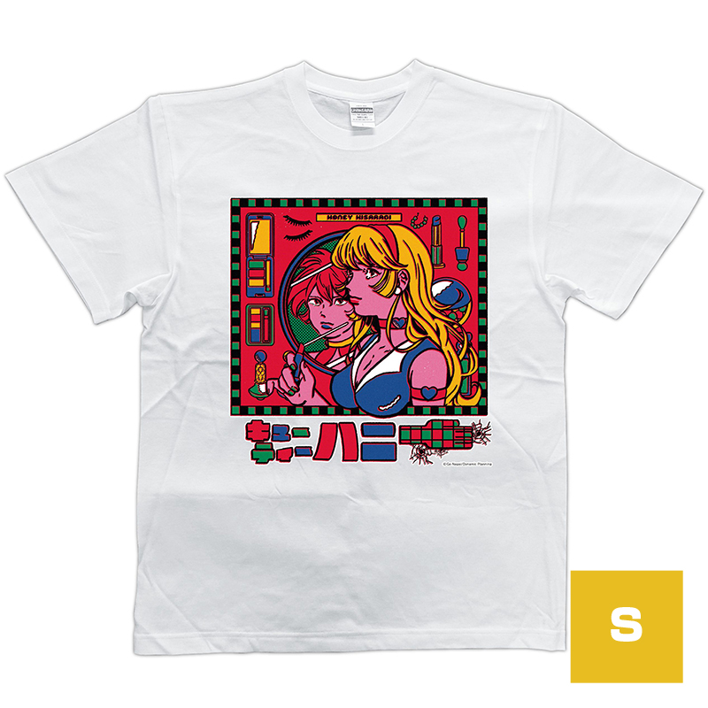 原田ちあき キューティーハニー カチューシャ赤 Tシャツ (白)Sサイズ