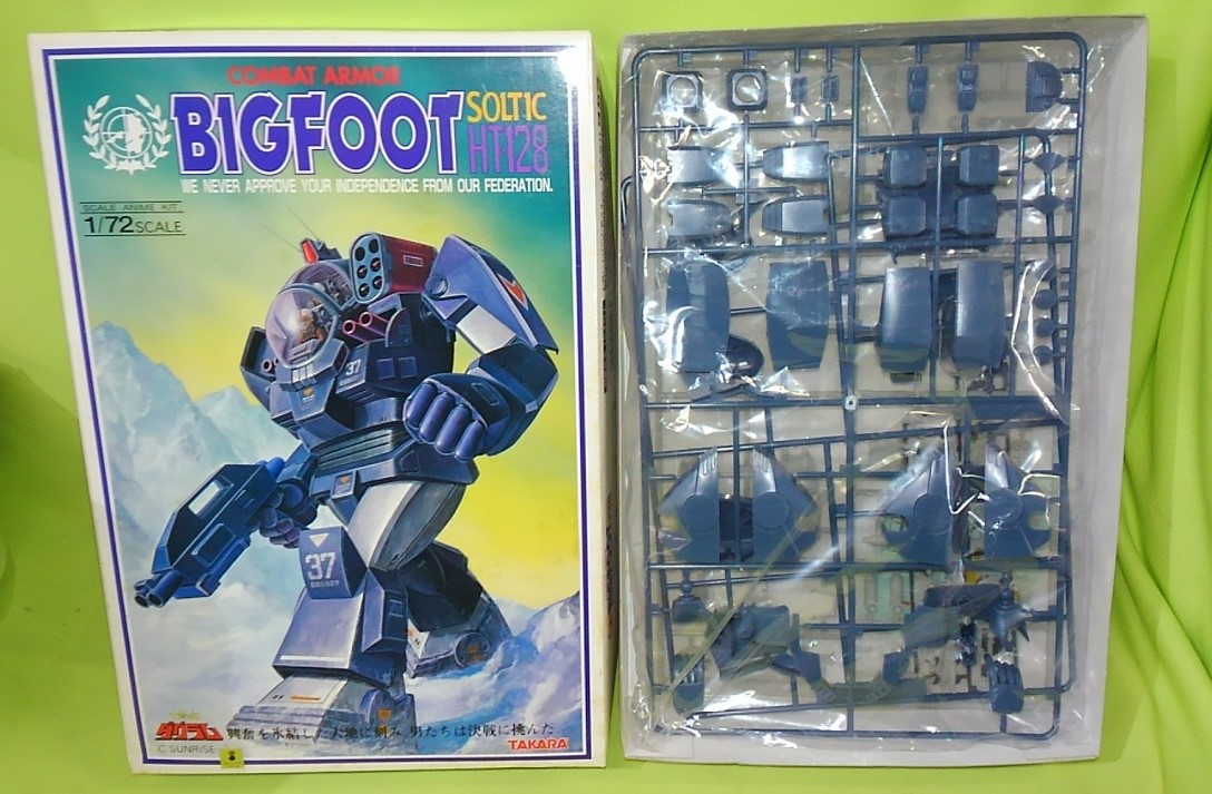 TAKARA Plastic Model Dougram 1/72 No.13 Bigfoot Reissue