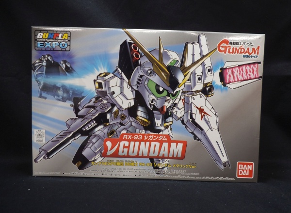 SD Gundam BB Senshi RX-93 vGundam Metallic ver. Gunpla EXPO Exclusive