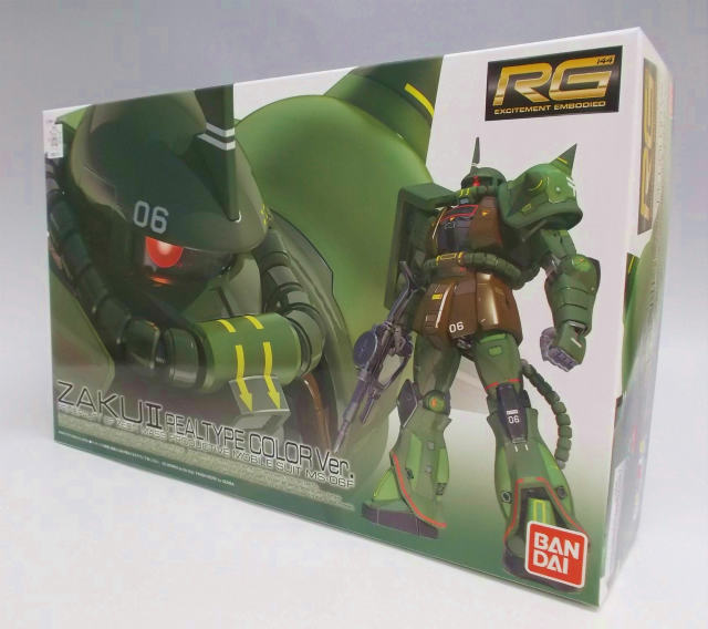 Real Grade 1/144 MS-06F Zaku Realtype Color Ver.
