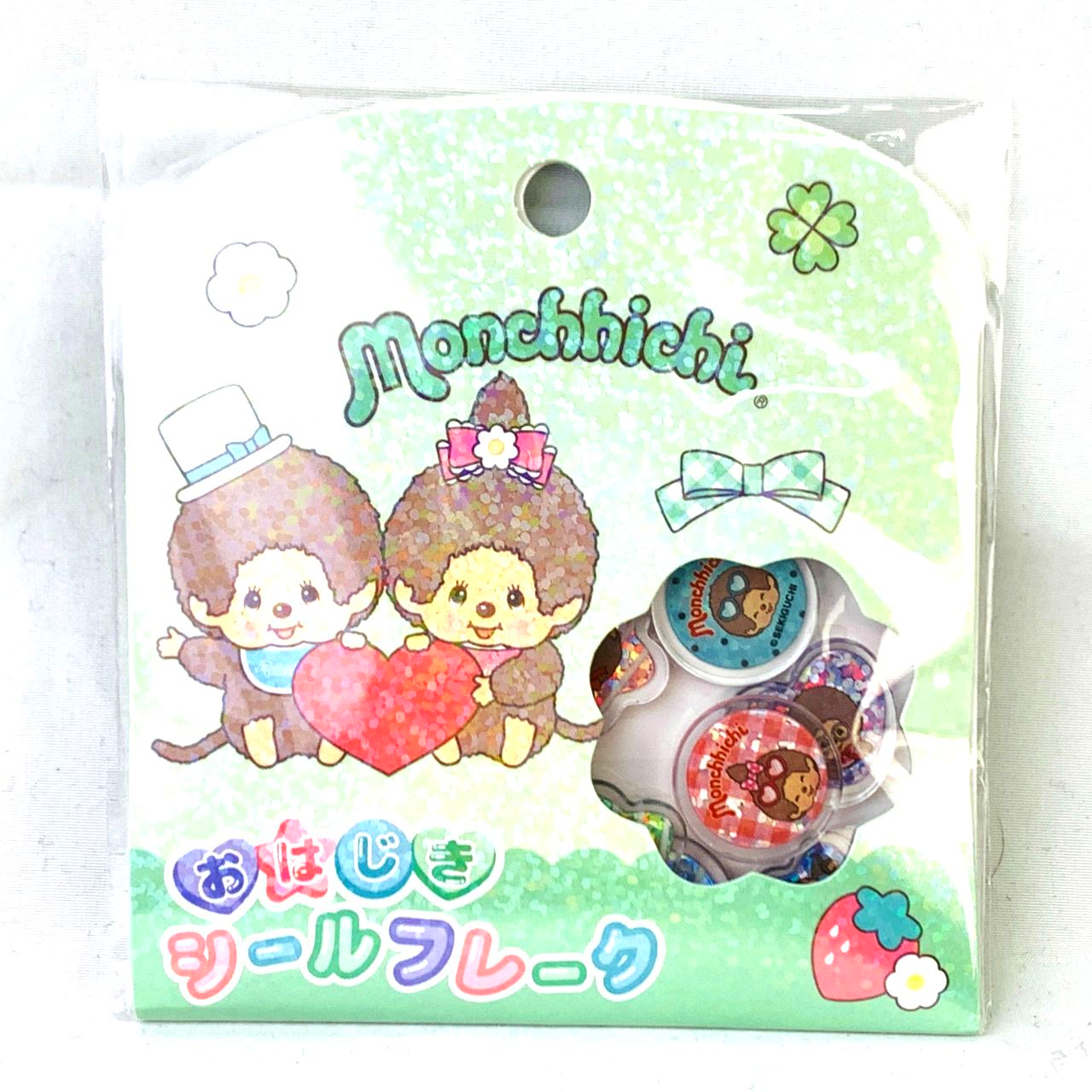 クラックス モンチッチ おはじきシールフレーク オシャレ
