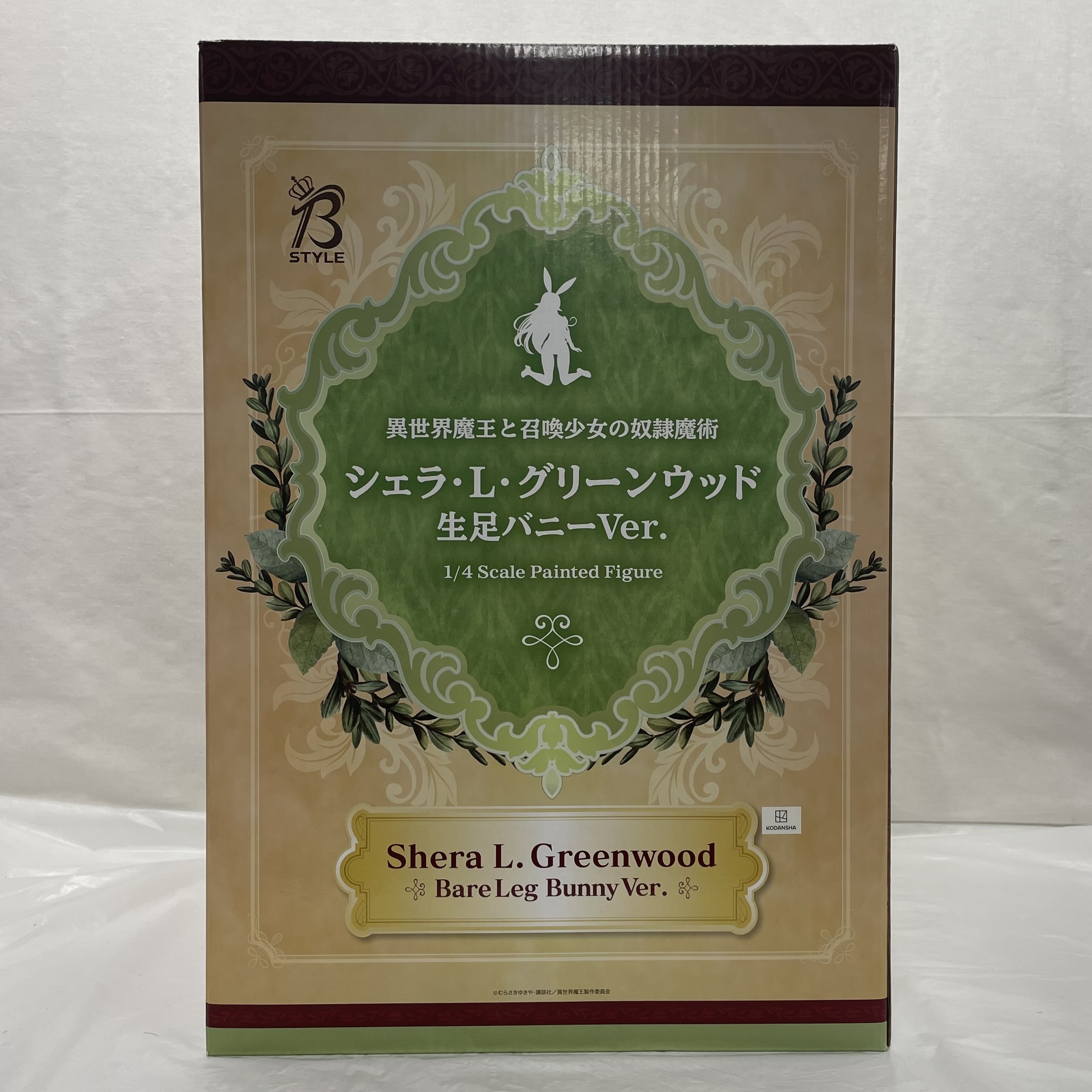 FREEing B-STYLE シェラ・L・グリーンウッド 生足バニーVer. 1/4スケールフィギュア (異世界魔王と召喚少女の奴隷魔術)