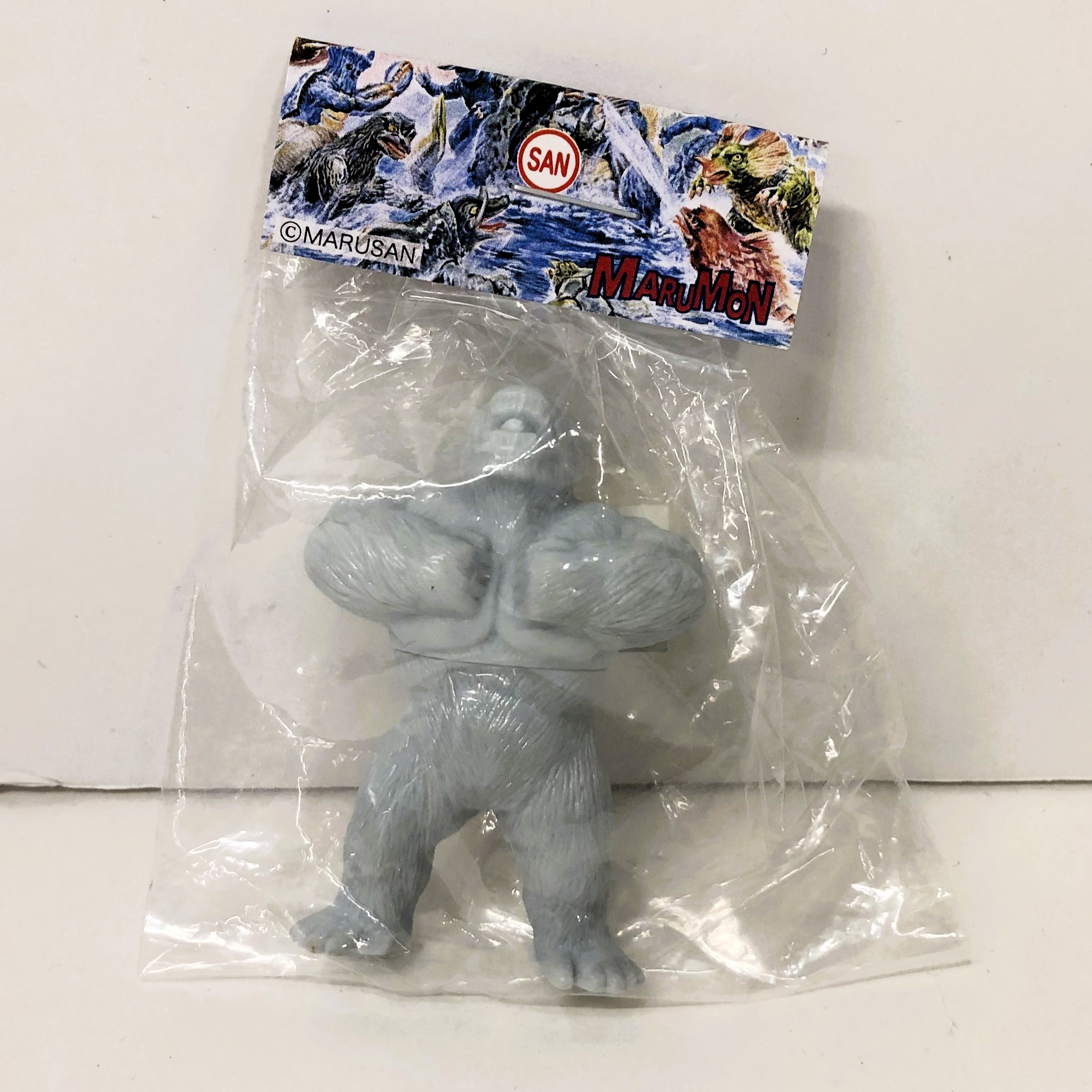 マルサン マルガチャ マルモン大図鑑60mm ジャイアントゴリラ 白 未塗装