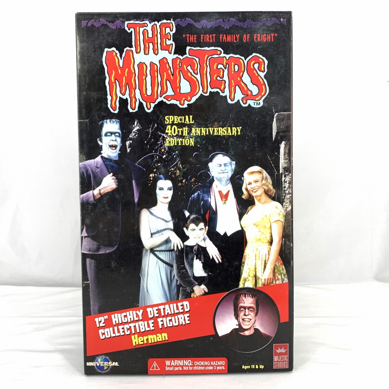 MAJESTIC STUDIOS THE MUNSTERS 12"HIGHLY DETAILED COLLECTIBLE FIGURE Herman Munster