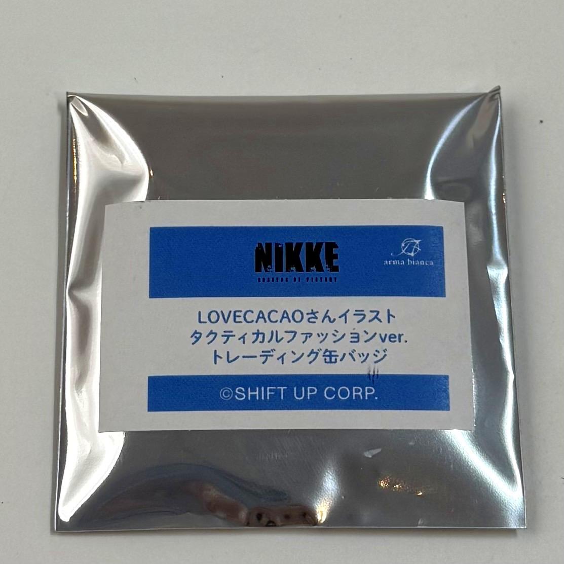 勝利の女神:NIKKE LOVECACAOさんイラスト タクティカルファッションver. トレーディング缶バッジ