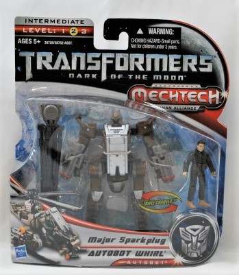 Transformers Dark of the Moon MECHTECH Whirl and Major Sparkplug