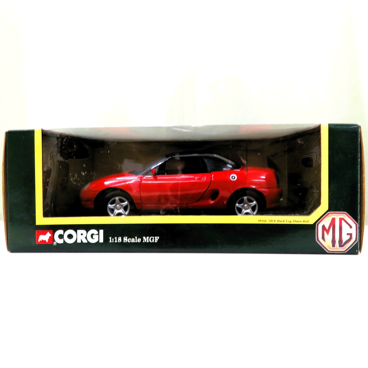 コーギー 1/18 MG MGF 1.8i VVC ロードスター ハードトップ (フレームレッド)