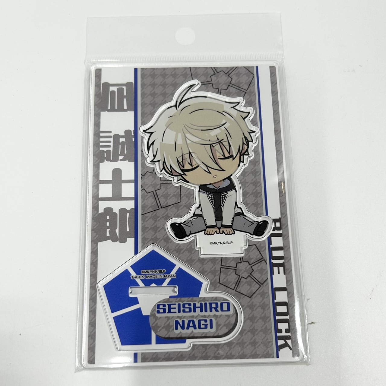 Blue Rock Shoulder Zun Uniform Acrylic Stand Nagi Seishiro