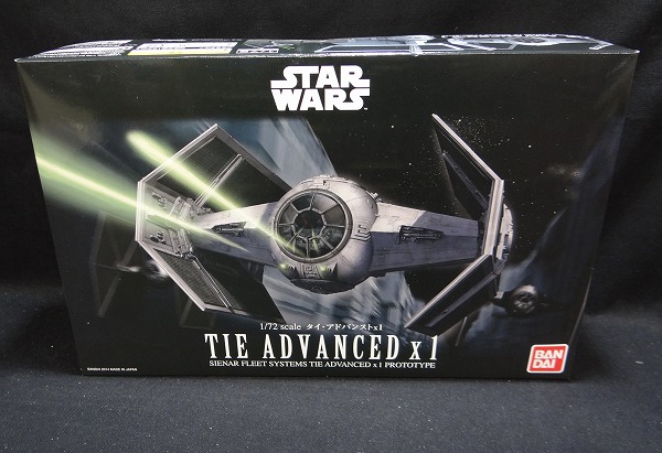 バンダイ 1/72 スターウォーズ タイ・アドバンストx1 プラモデル