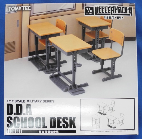 TOMYTEC Plastic Model 1/12 Little Armory LD013 School Desks and Chairs
