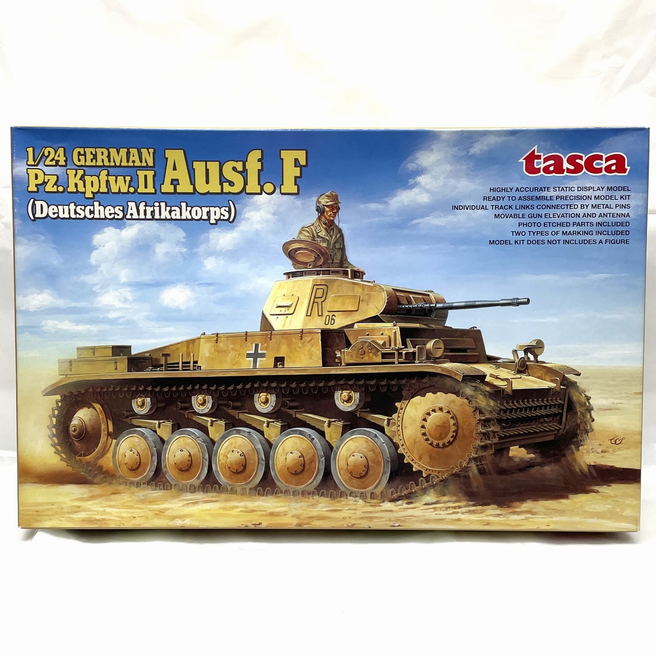 アスカ(タスカ) 1/24 ドイツ Ⅱ号戦車 F型 北アフリカ戦線