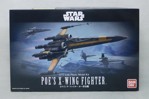 Bandai Plastic Model Star Wars 1/72 Poe's X-Wing Fighter