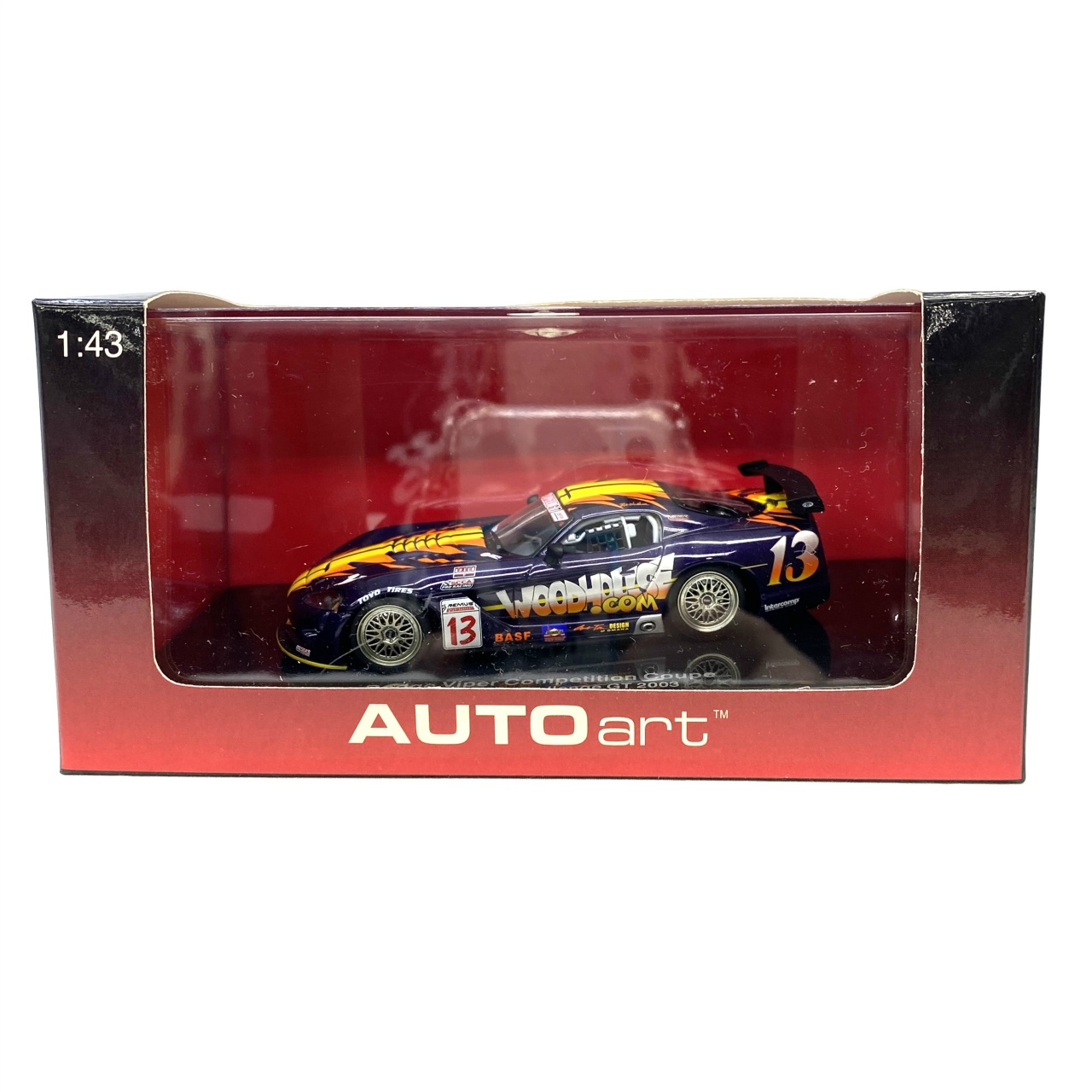 オートアート 1/43 Dodge Viper Competition Coupe SCCA World Challenge GT 2003