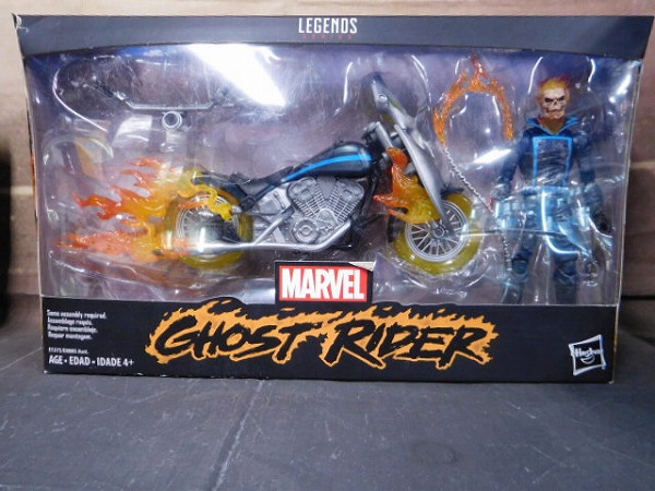 HASBRO Marvel Legend 6inch Action Figure Avengers Series 5.0 Ghost Rider & Hell Cycle