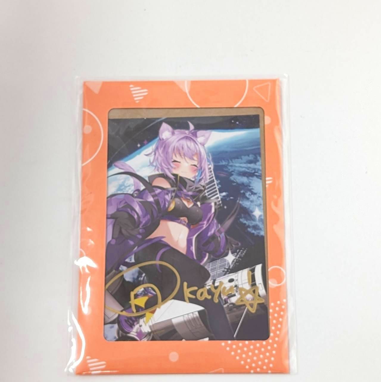 Hololive Nekomata Okayu Birthday Commemoration 2022 Autographed Postcard Full Set Purchase Offer