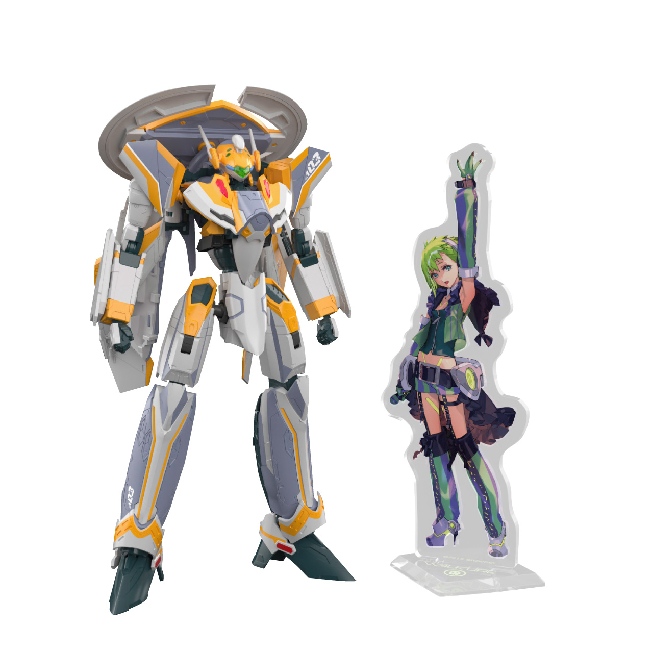 HG 1/100 VF-31E ジークフリード(チャック・マスタング機)DXセット