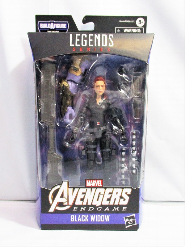 Hasbro Marvel Legends Series Armord Thanos UK Black Widow 6-Inchi Action Figrues