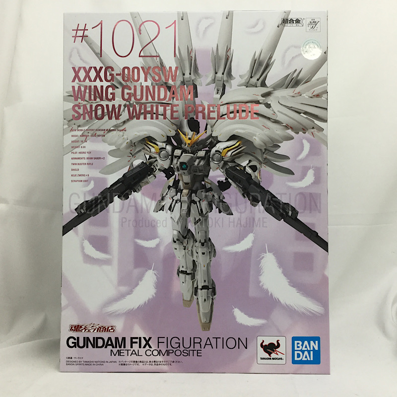 GUNDAM FIX FIGURATION Metal Composite Wing Gundam Snow White Prelude