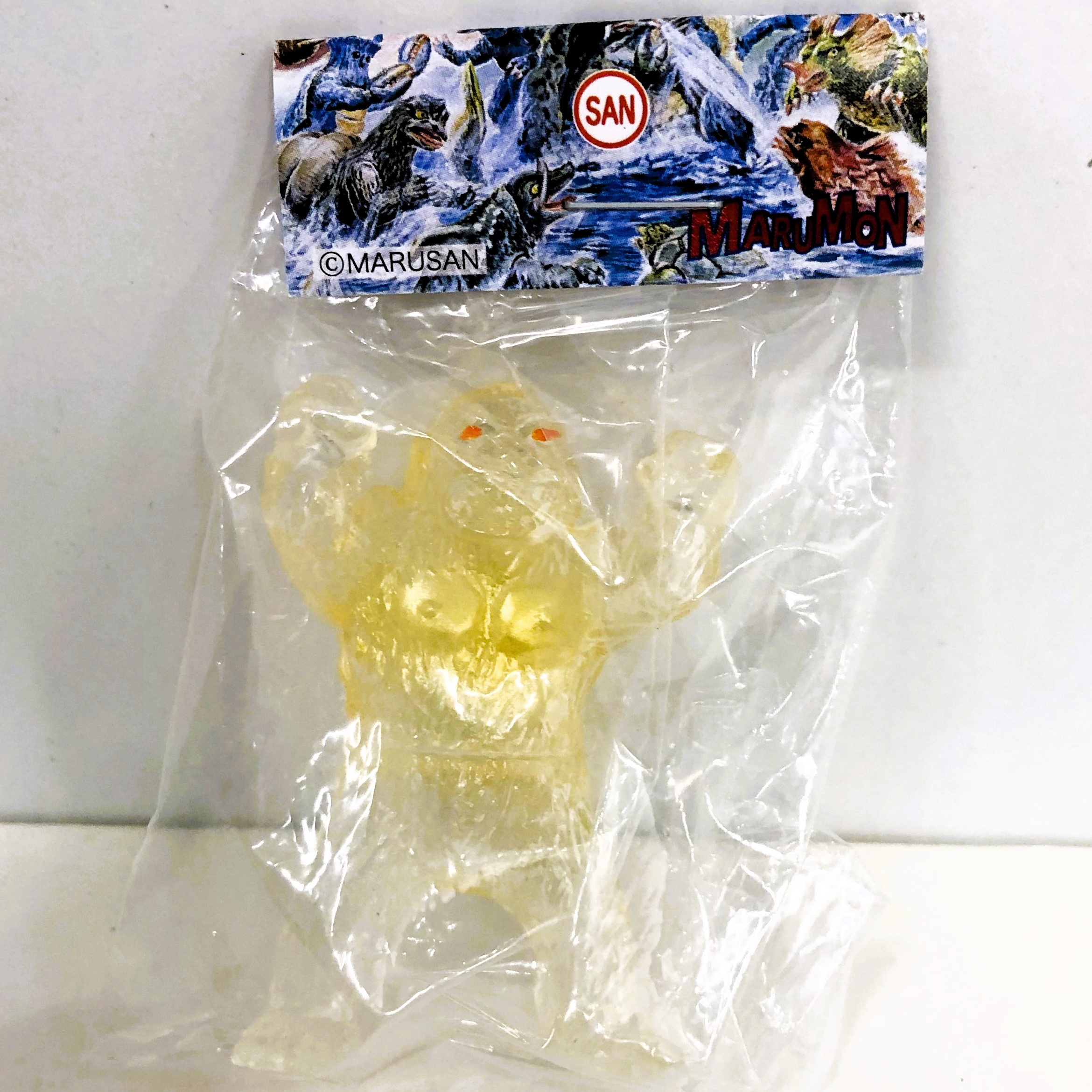 マルサン マルガチャ マルモン大図鑑60mm ジャイアントゴリラ クリア(胸金/赤目)
