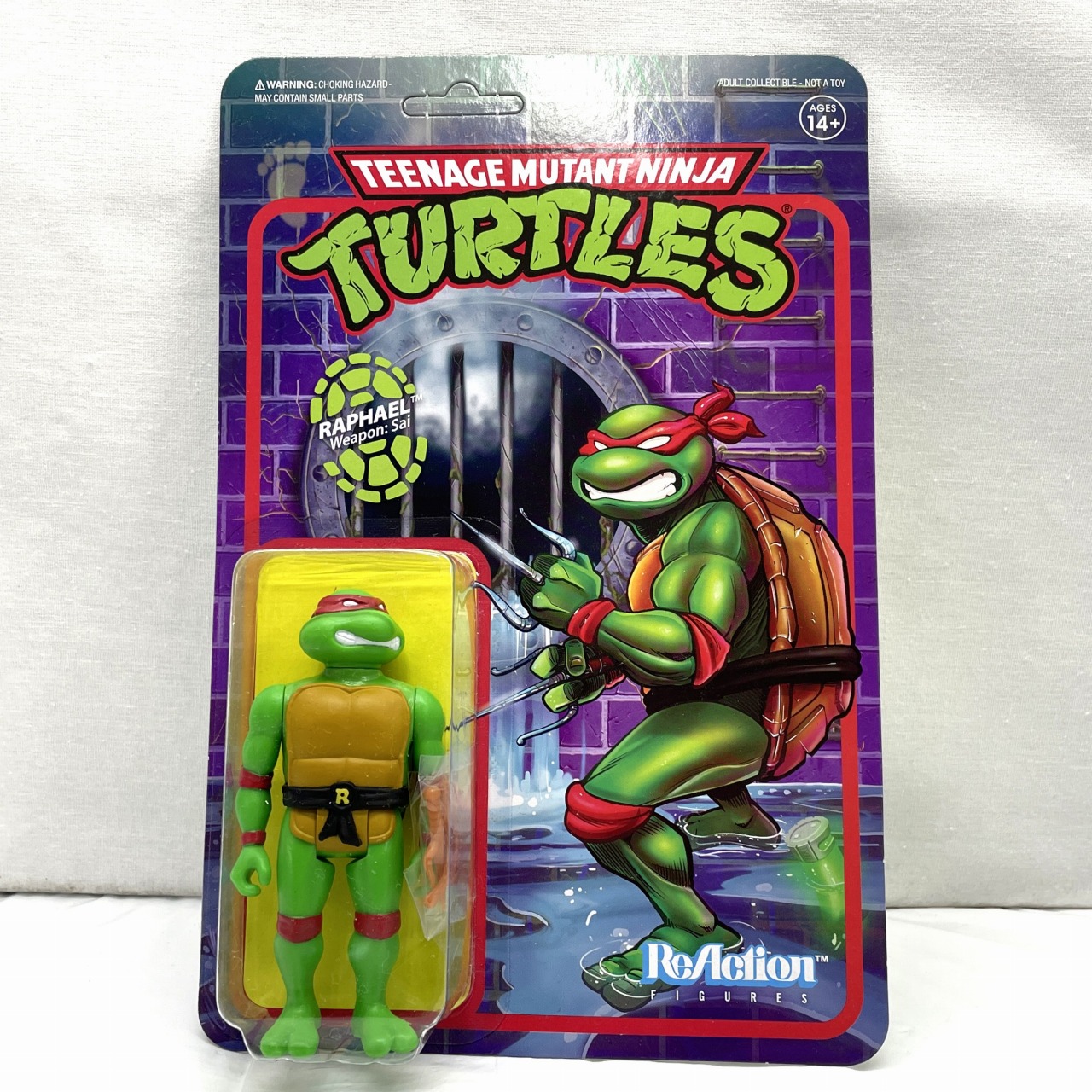 スーパー7 リ・アクション ティーンエイジ・ミュータント・ニンジャ・タートルズ TMNT ラファエロ