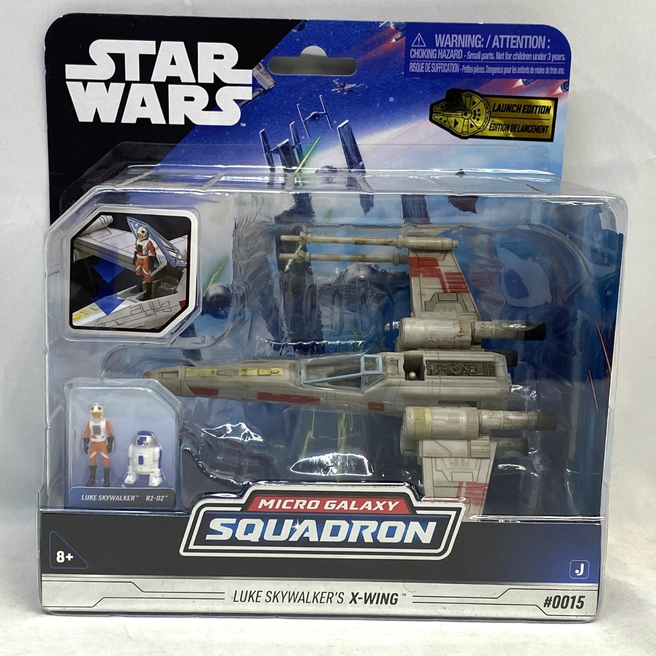 スター・ウォーズ マイクロ・ギャラクシー スターファイター・クラス シリーズ4 Xウイング ルーク・スカイウォーカー R2-D2