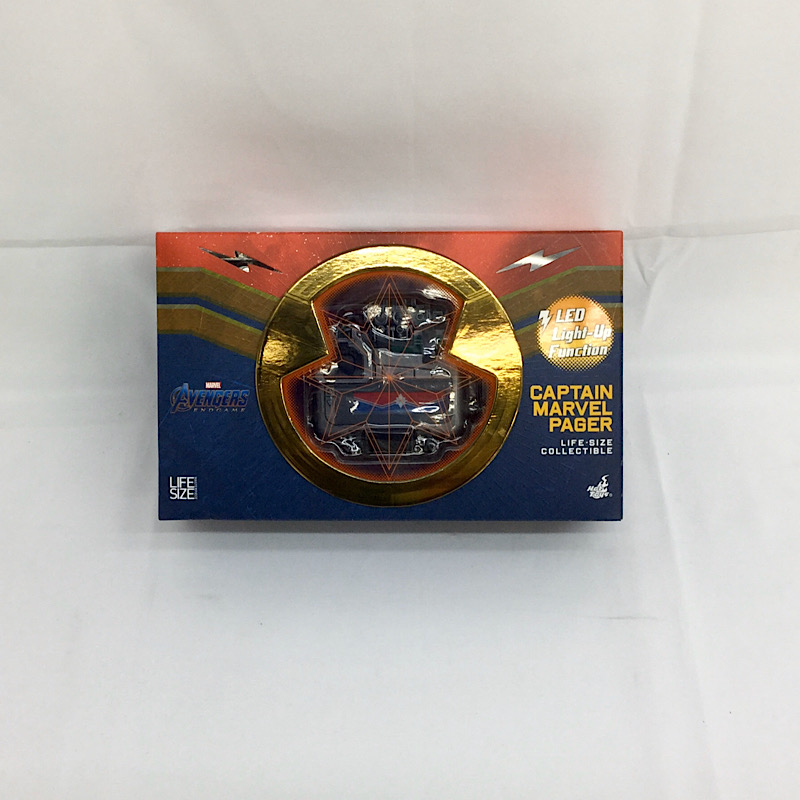 HOT TOYS ライフサイズ マスターピース アベンジャーズ エンドゲーム  1/1スケールレプリカ キャプテン・マーベル ポケットベル