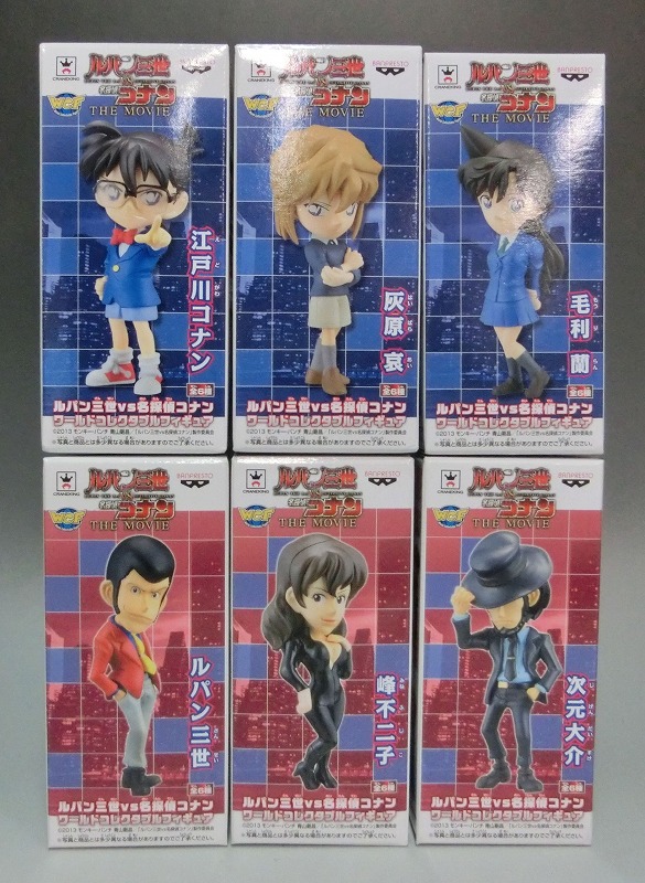 Lupin the Third vs Detactive Conan World Collectible Figure Set of 6