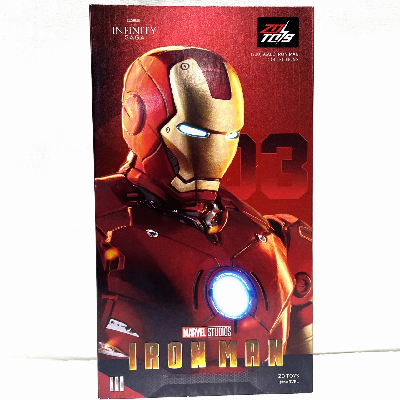 ZD Toys マーベル アイアンマン・マーク3 7インチアクションフィギュア (INFITY SAGA版)
