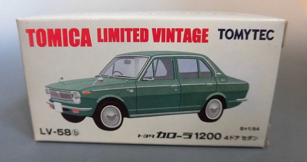 TOMICA Limited Vintage LV-Toyota Corolla 1200 4Door Sedan