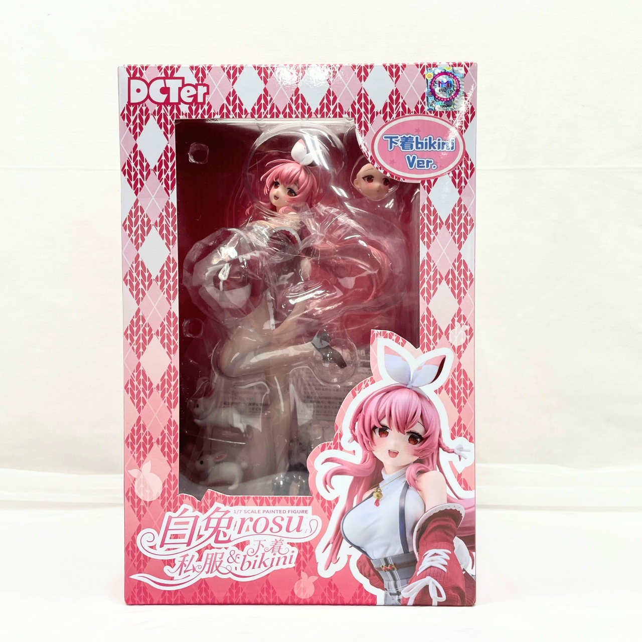 PLUMPMOA 白うさぎRosu 下着ビキニVer. 1/7 PVCフィギュア