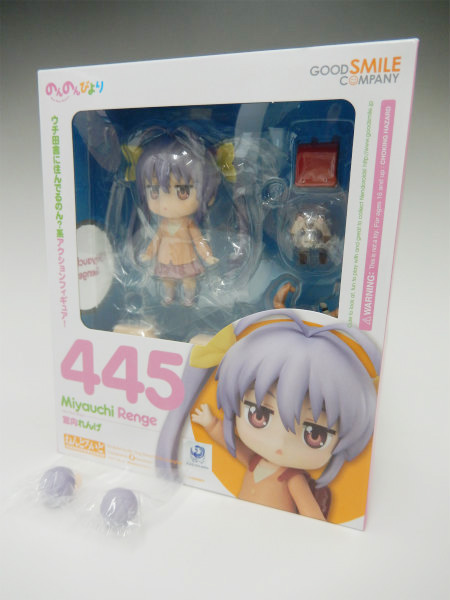 ねんどろいど No.445 宮内れんげ GOOD SMILE ONLINE SHOP 予約特典「おだんごパーツ」付(のんのんびより)