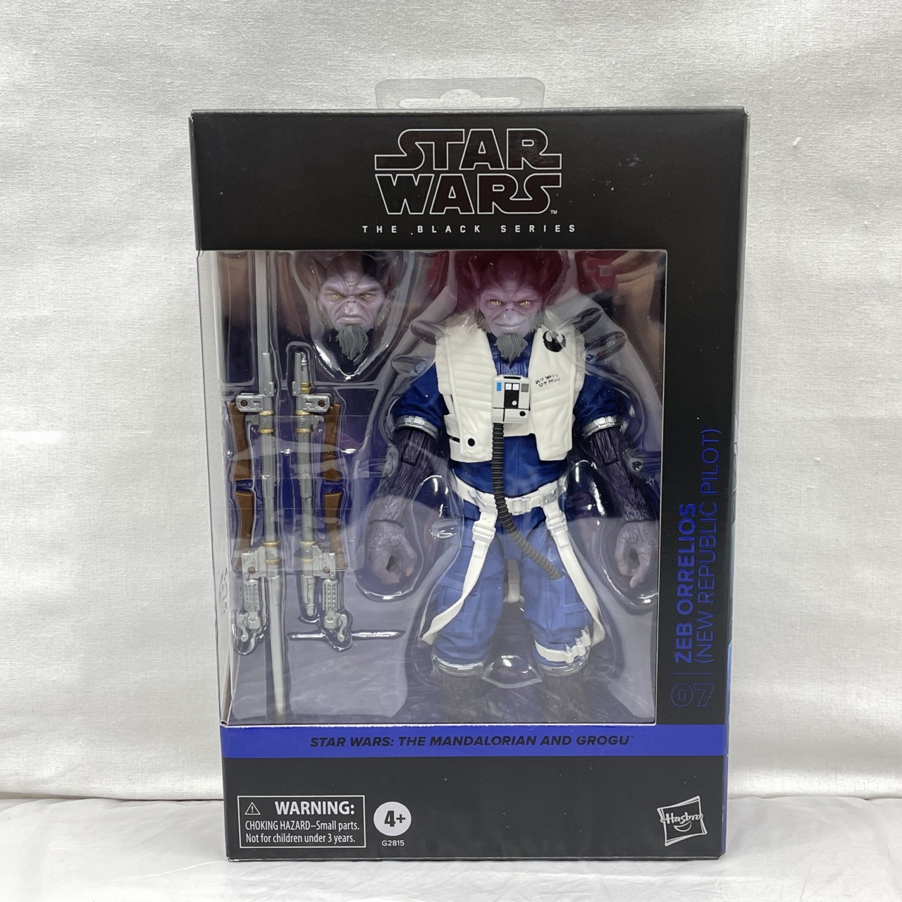 ハズブロ スター・ウォーズ ブラックシリーズ マンダロリアン・アンド・グローグー 07: ガラゼブ・ゼブ・オレリオス (新共和国パイロット) 6インチアクションフィギュア