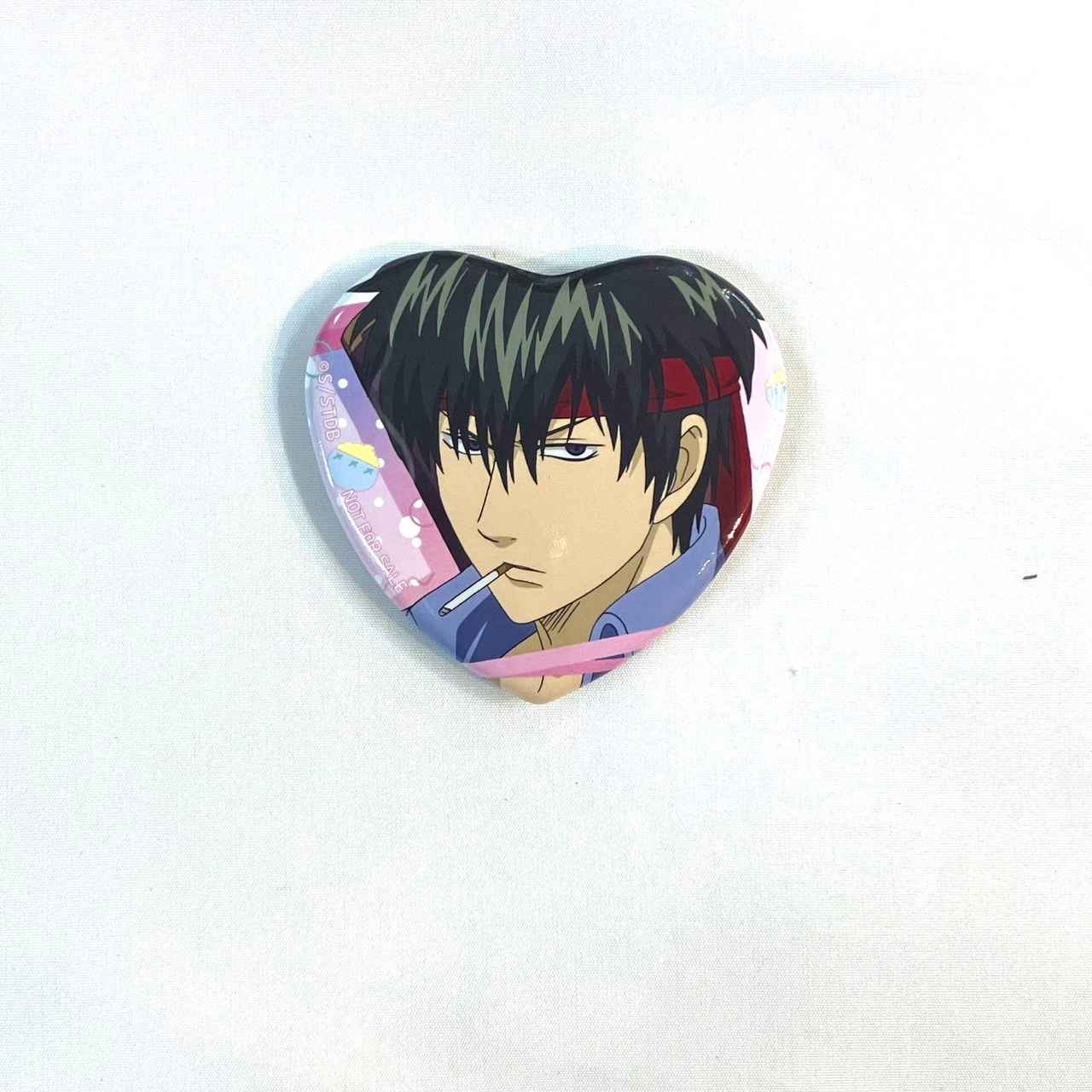 『銀魂オンシアター2D 真選組動乱篇』入場者プレゼント第1弾 トッシーの推し活缶バッジ 4(くわえタバコ)