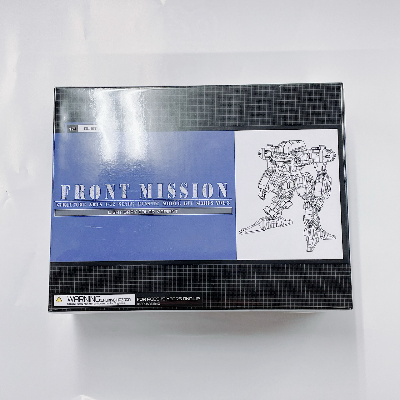 Square Enix 1/72 Front Mission Structure Arts 3 Gust Light Gray Ver.