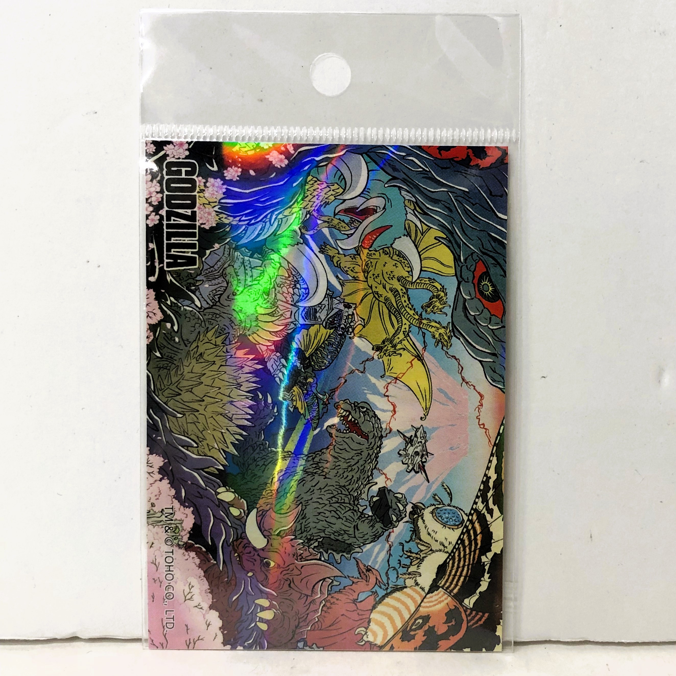 東宝 ゴジラ(富士怪獣大乱戦) メタリックステッカー