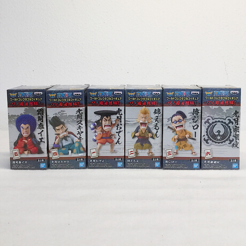 ワンピース ワールドコレクタブルフィギュア-ワノ国回想編1- 6種セット 2545867