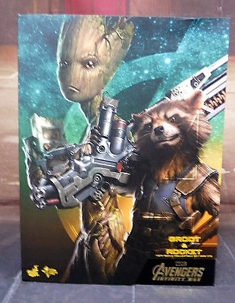 HOT TOYS Movie Masterpiece MMS476 Racket and Groot Infinity War Ver.