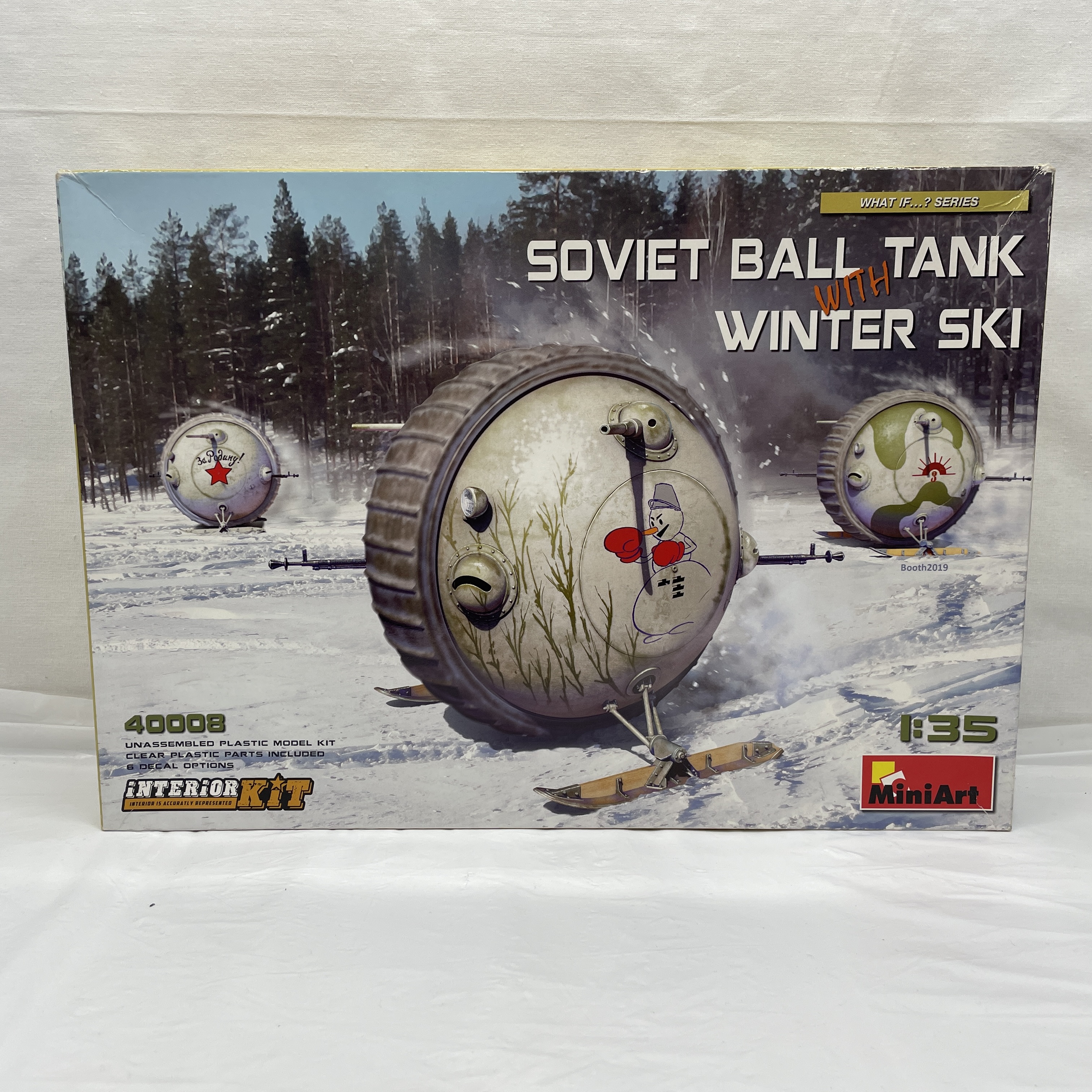ミニアート 1/35 ソビエトボールタンク ウィンタースキーインテリアキット付
