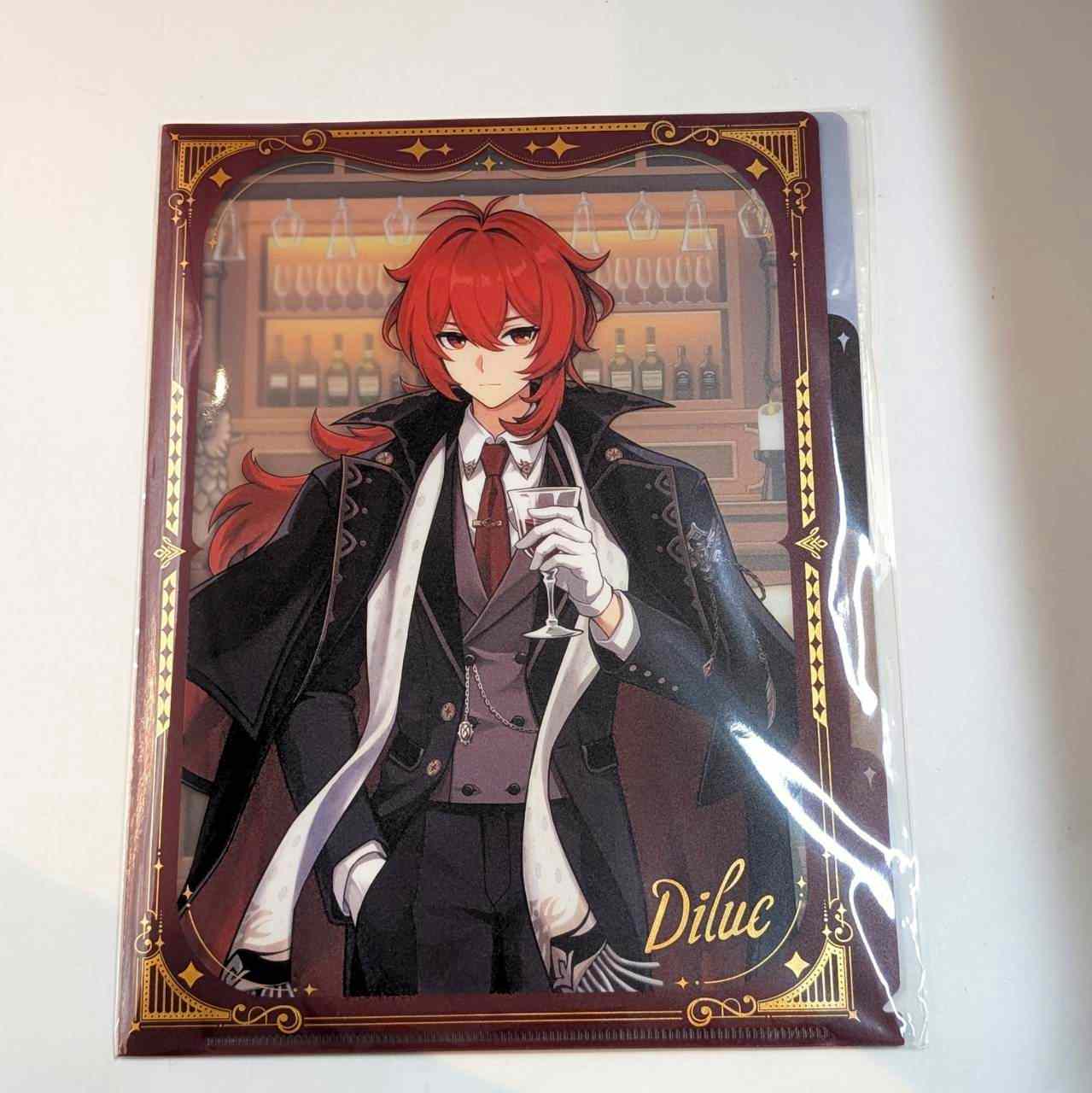 Genshin Impact Brilliant Night Banquet Series Folder Diluc