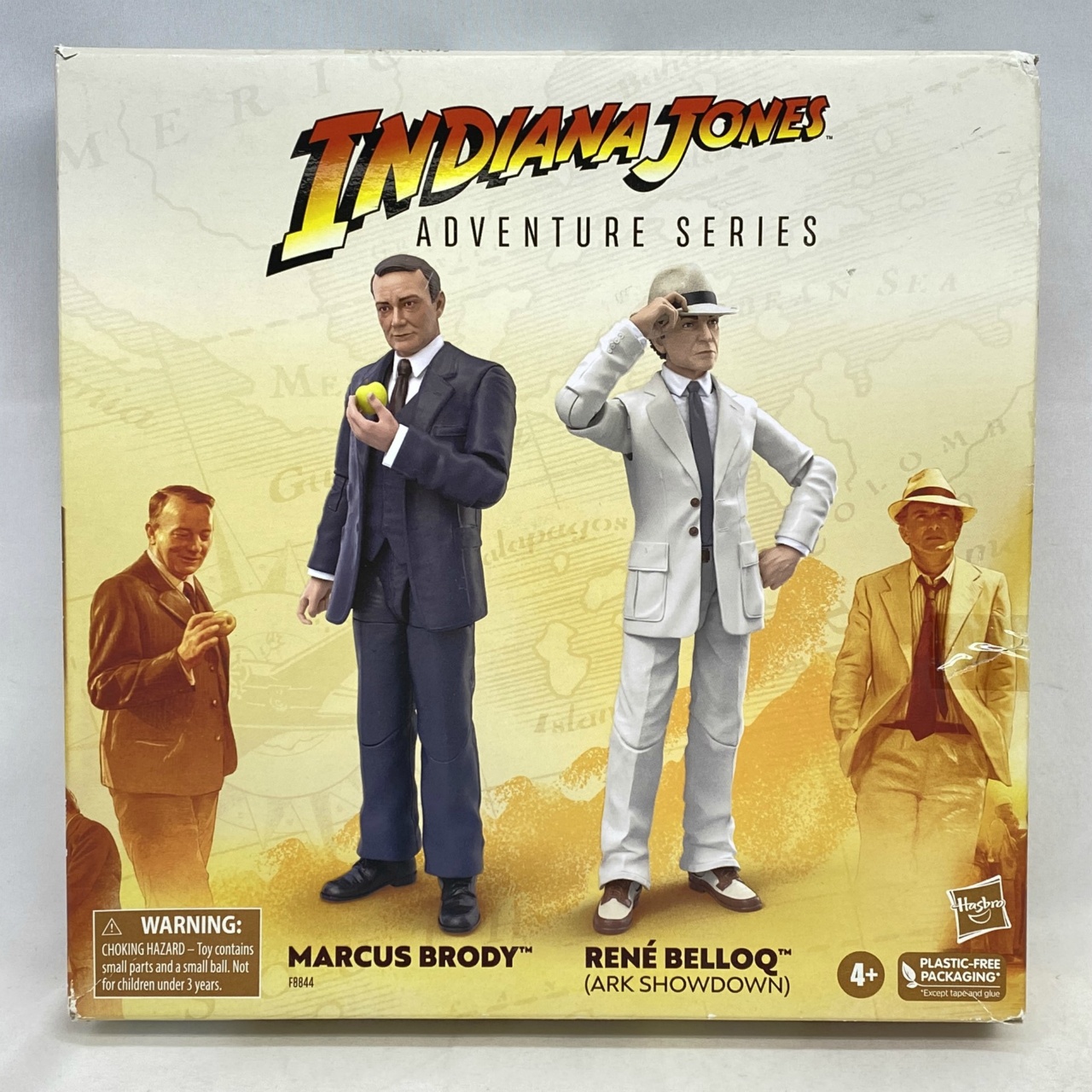 ハズブロ インディ・ジョーンズ アドベンチャーシリーズ 6インチ アクションフィギュア マーカス・ブロディ & ルネ・ベロック