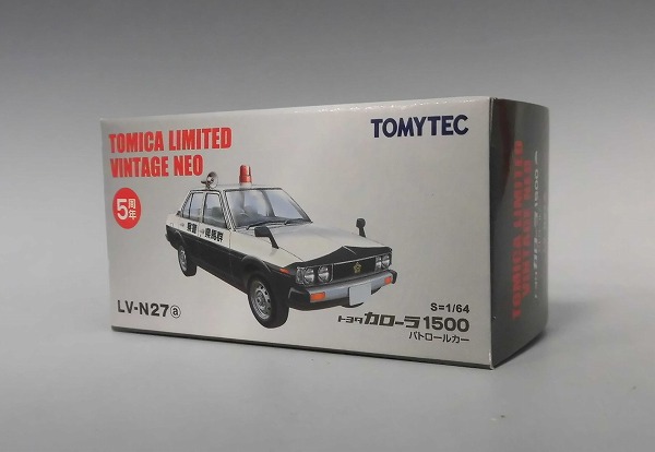 トミーテック トミカリミテッドヴィンテージネオ トヨタ カローラ1500(パトロールカー)