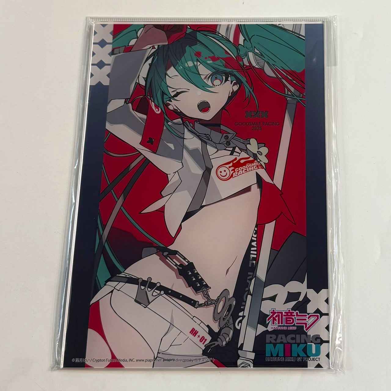 Racing Miku 2025 Rd.0 Support Ver. Visual Acrylic Plate (single item)