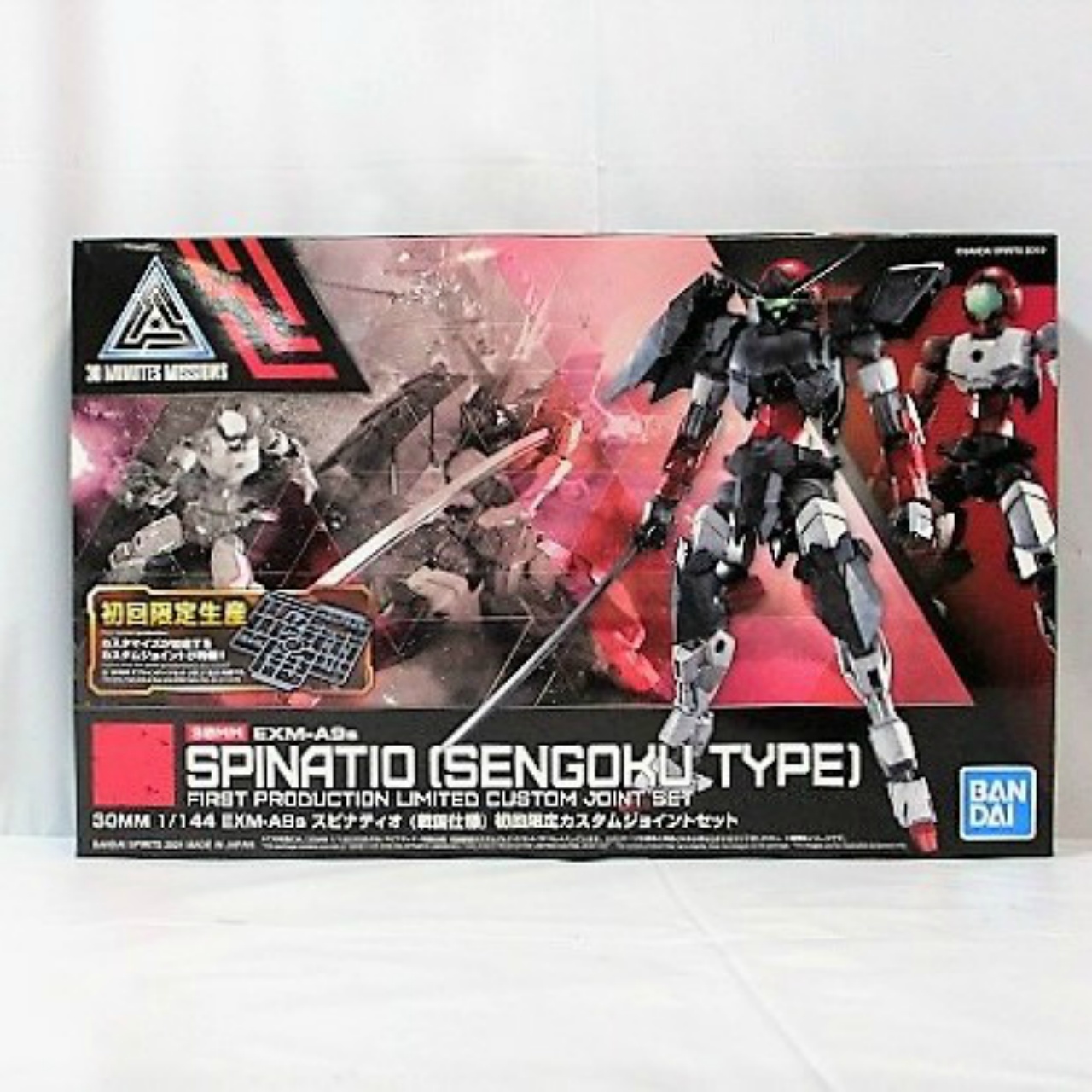 30 MINUTES MISSIONS EX-33 1/144 EXM-A9s Spinatio (Sengoku Specification) First Limited Custom Joint Set