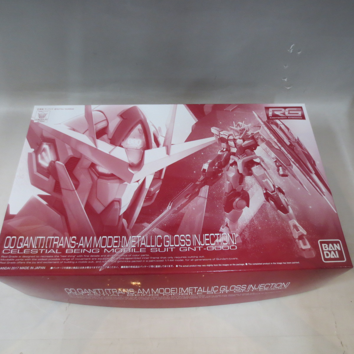 RG (リアルグレード) 1/144 ダブルオークアンタ (トランザムモード) [メタリックグロスインジェクション]