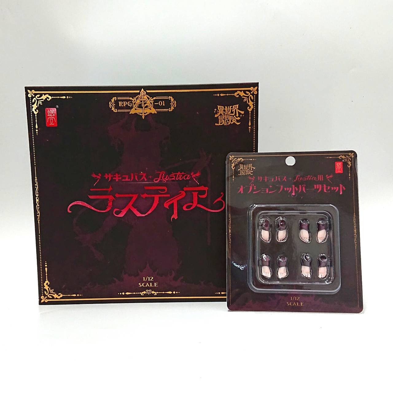 蝸之殼Snail Shell サキュバス ラスティア 1/12 塗装済み可動フィギュア+オプションフットパーツセット