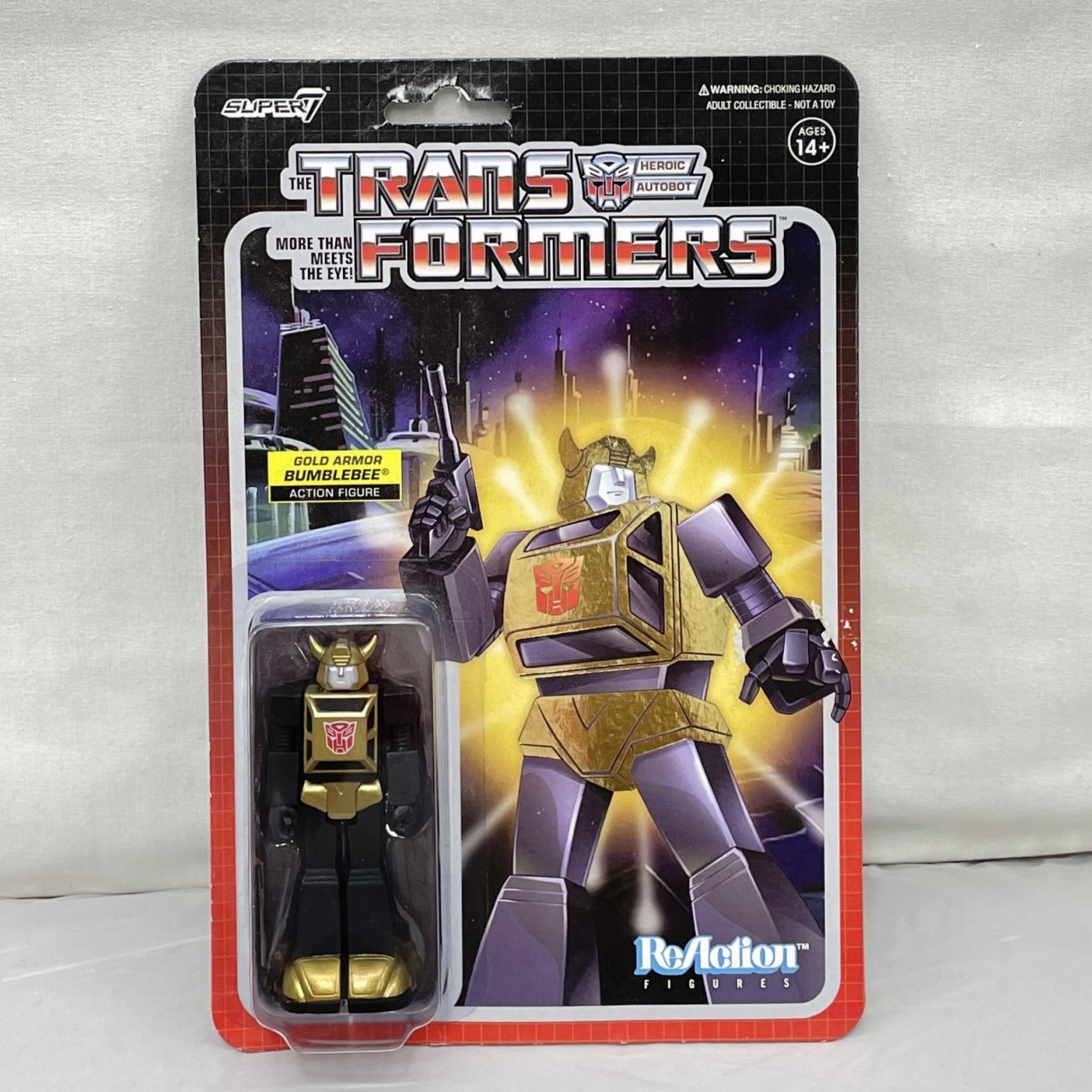 スーパー7 リ・アクション トランスフォーマー ゴールドアーマー バンブルビー